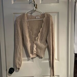 SMALL WILFRED CROCHET CARDIGAN